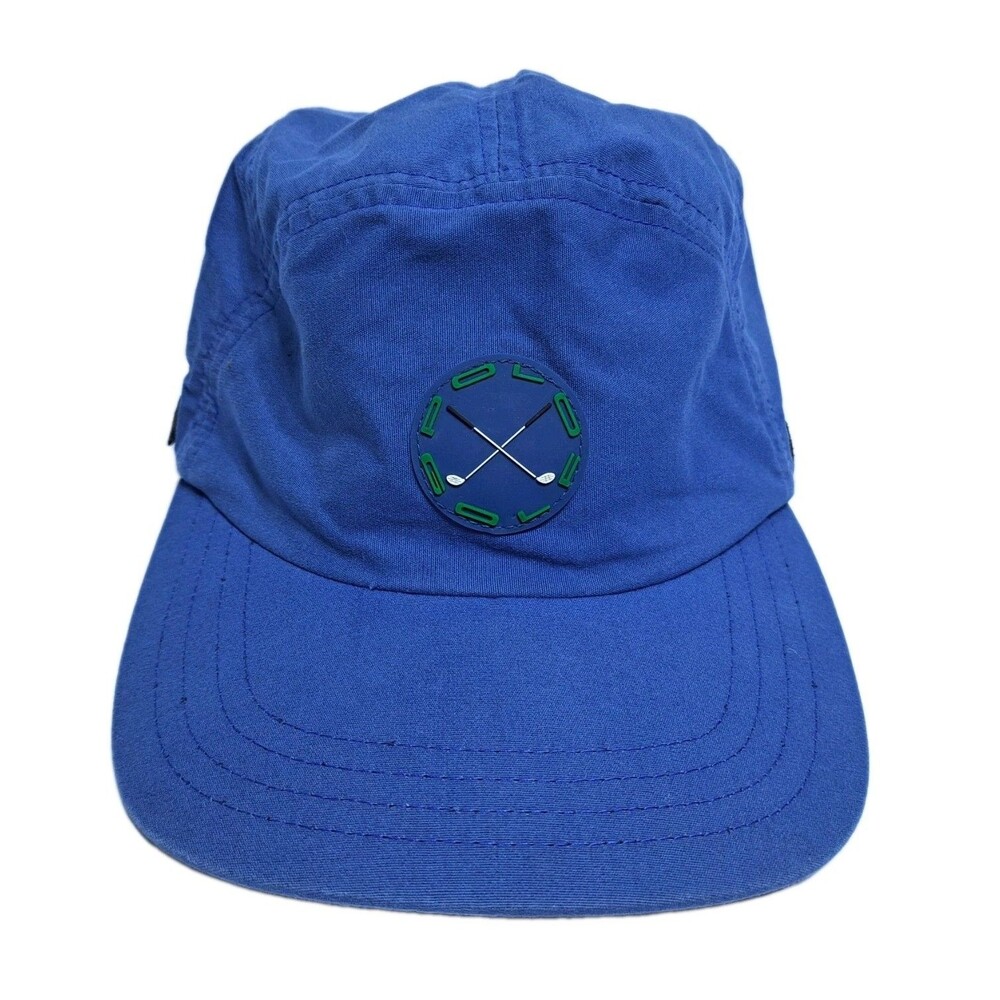Vintage 90s Y2K Polo Golf Adjustable Hat Cap Blue Ralph Lauren